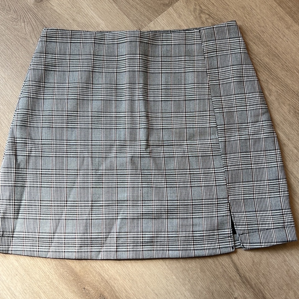 Pink Lily plaid skirt